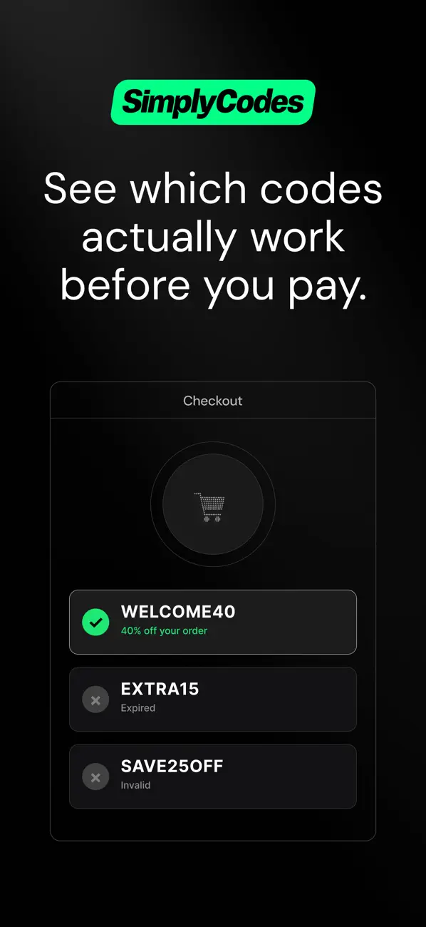 Screenshot #1 pour SimplyCodes: Coupons & Rewards