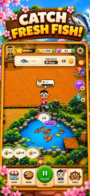 Sushi Panic: Restaurant Tycoon screenshot 4