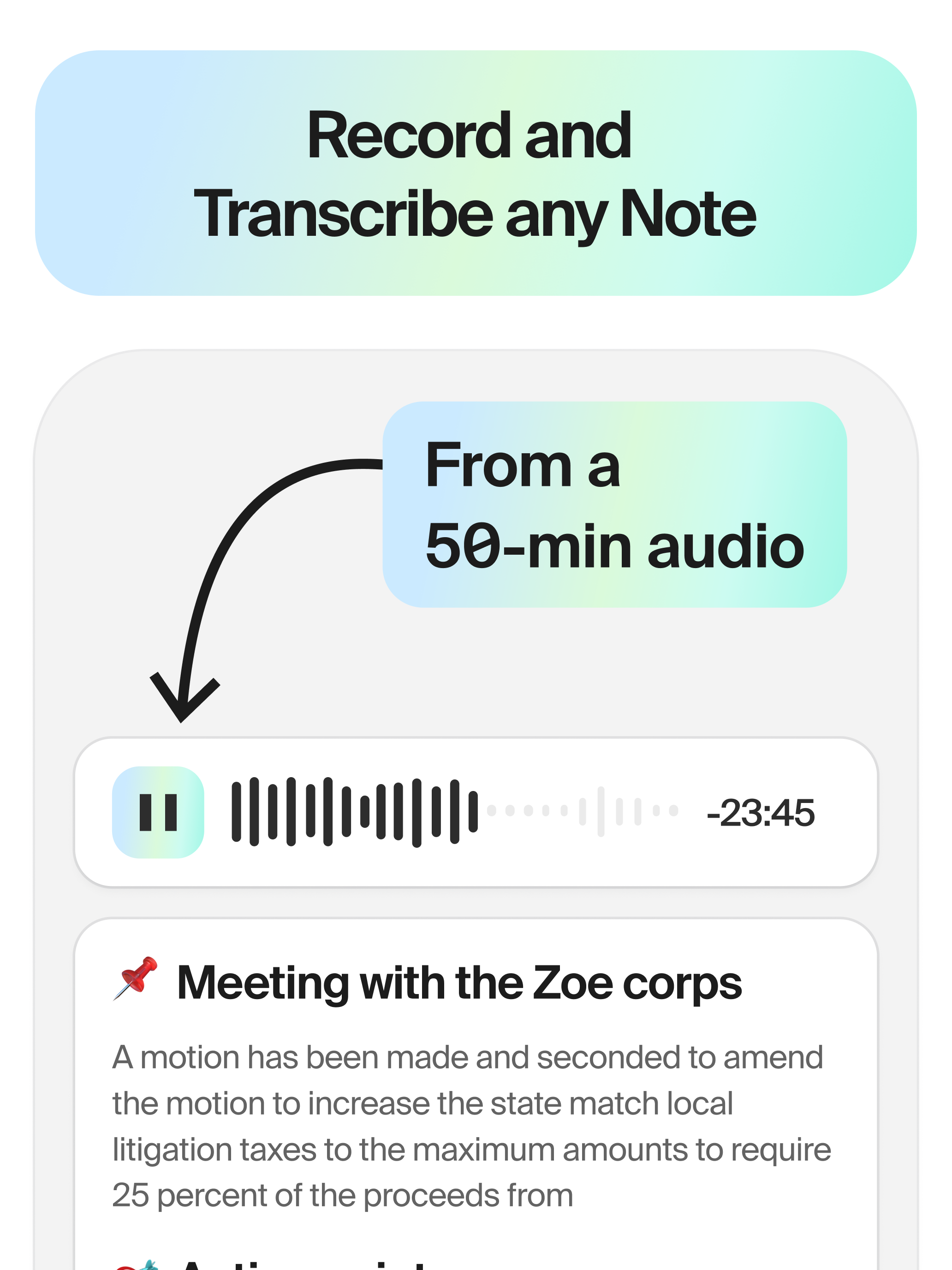 Notedrill: ai note taker screenshot 12