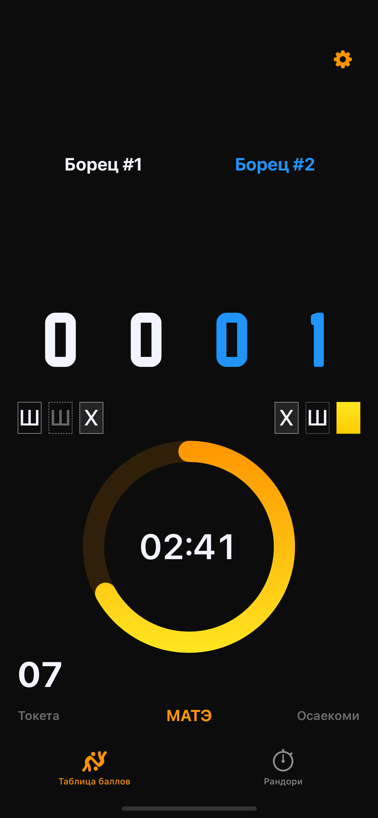 Дзюдо  Shiai