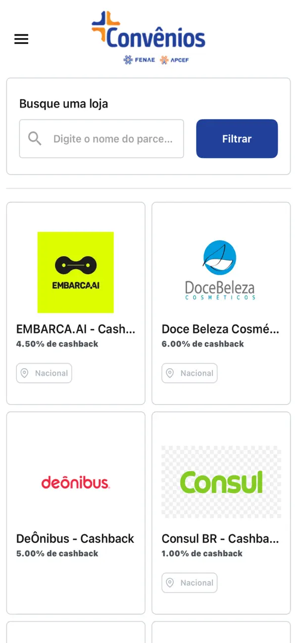 Screenshot #2 pour Clube FENAE