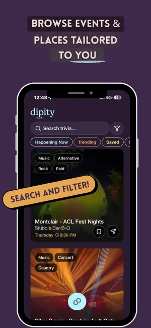 Dipity: Discover & Plan screenshot 2