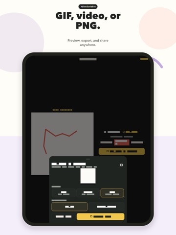 LiveScribble: Animated Doodles iPad screenshot