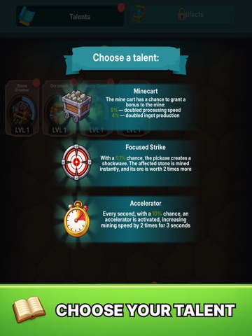 Mining Mania Rush Idle iPad screenshot
