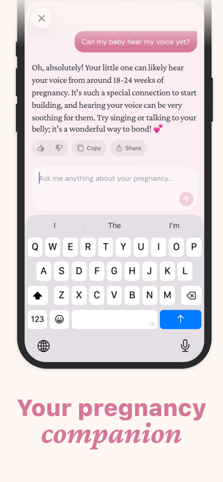 Bump Chat - Pregnancy Tracker Screenshot 2 of 10