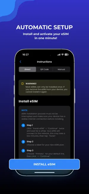 OVOSIM: Global eSIM Data screenshot 4