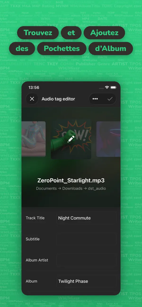 Screenshot #2 pour Evertag: métadonnées musicales