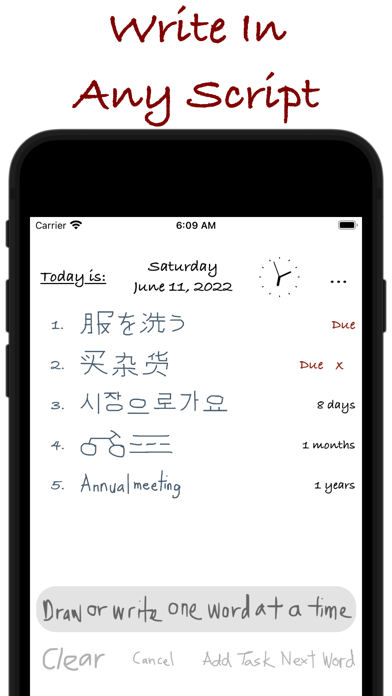 Screenshot #3 pour Task Writer - Stylet