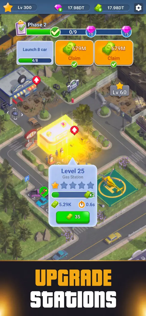 My Car Empire: Idle Tycoon 3D iOS Mod IPA screenshot 4 - iOS game interface