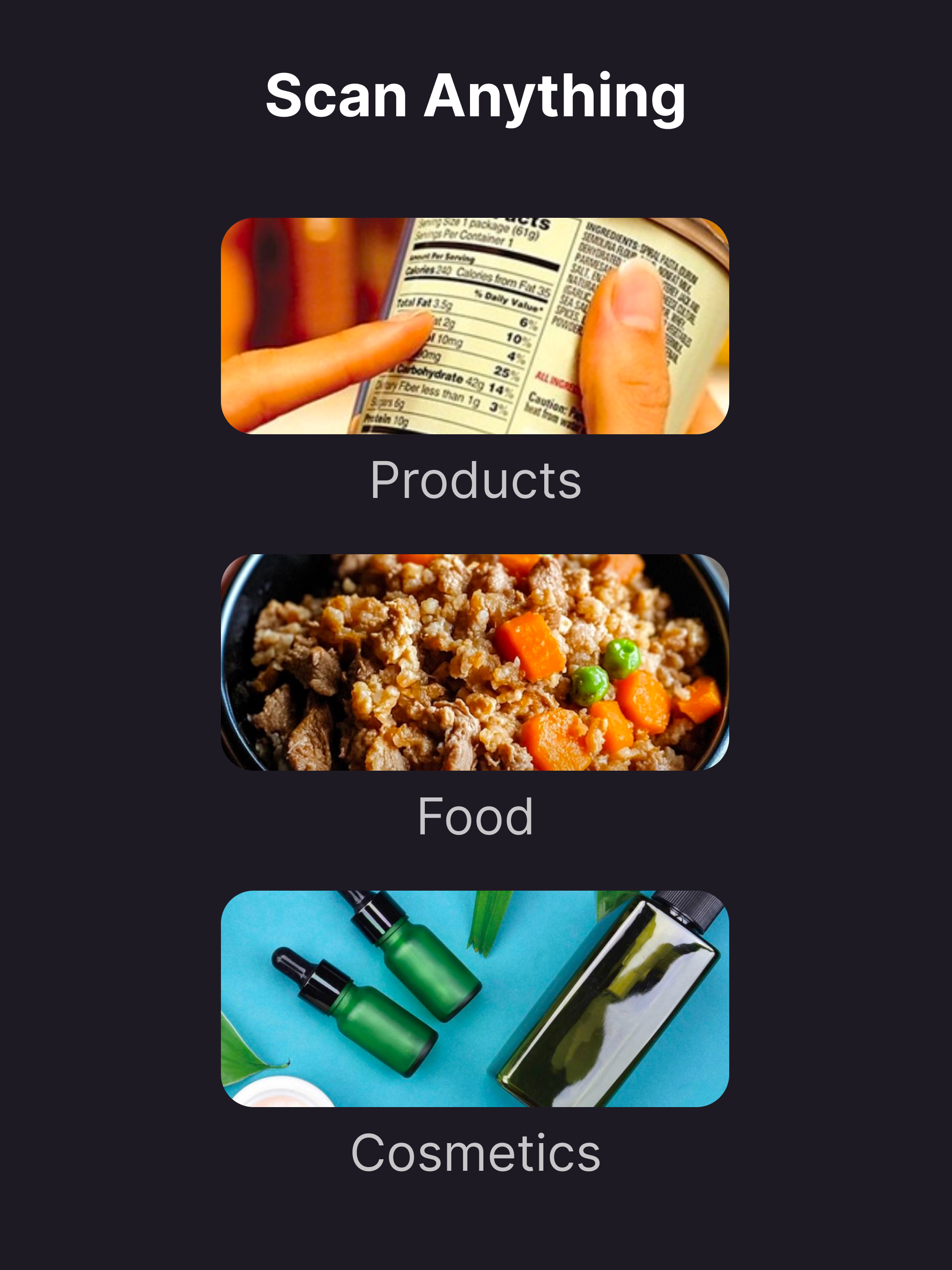 Food & Cosmetic Scan screenshot 14