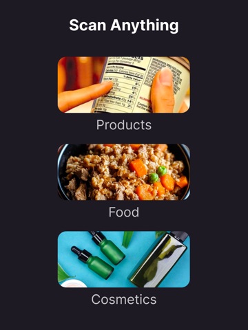 Ingredient Checker ScanAI iPad screenshot