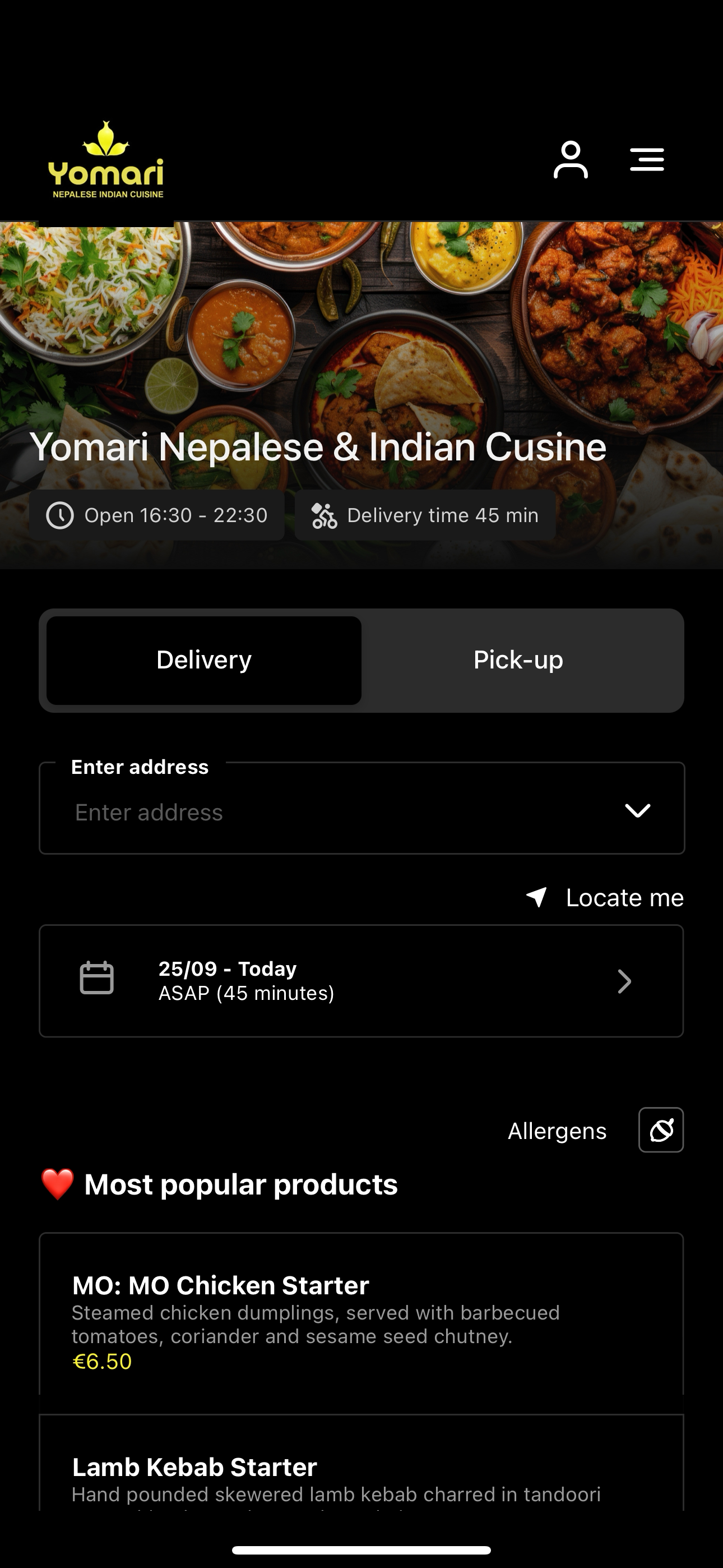 Yomari Napalese&Indian Cusine