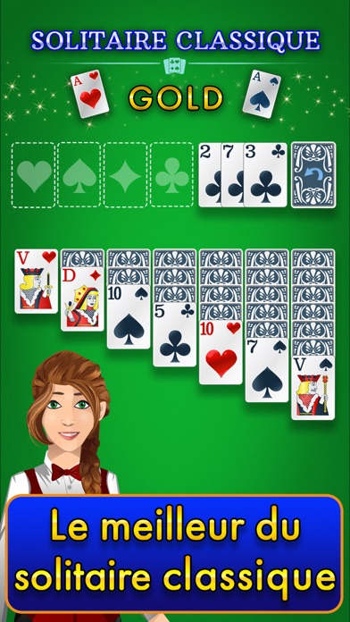Screenshot #1 pour Solitaire Classique Gold