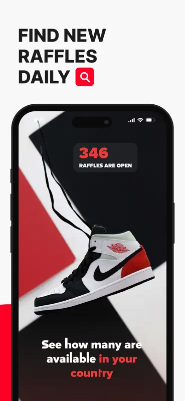 SNKR: Sneakers Release＋Raffle screenshot 4 of 6