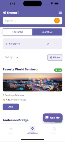 Itineract screenshot
