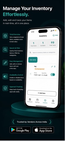 Evnza Vendor screenshot