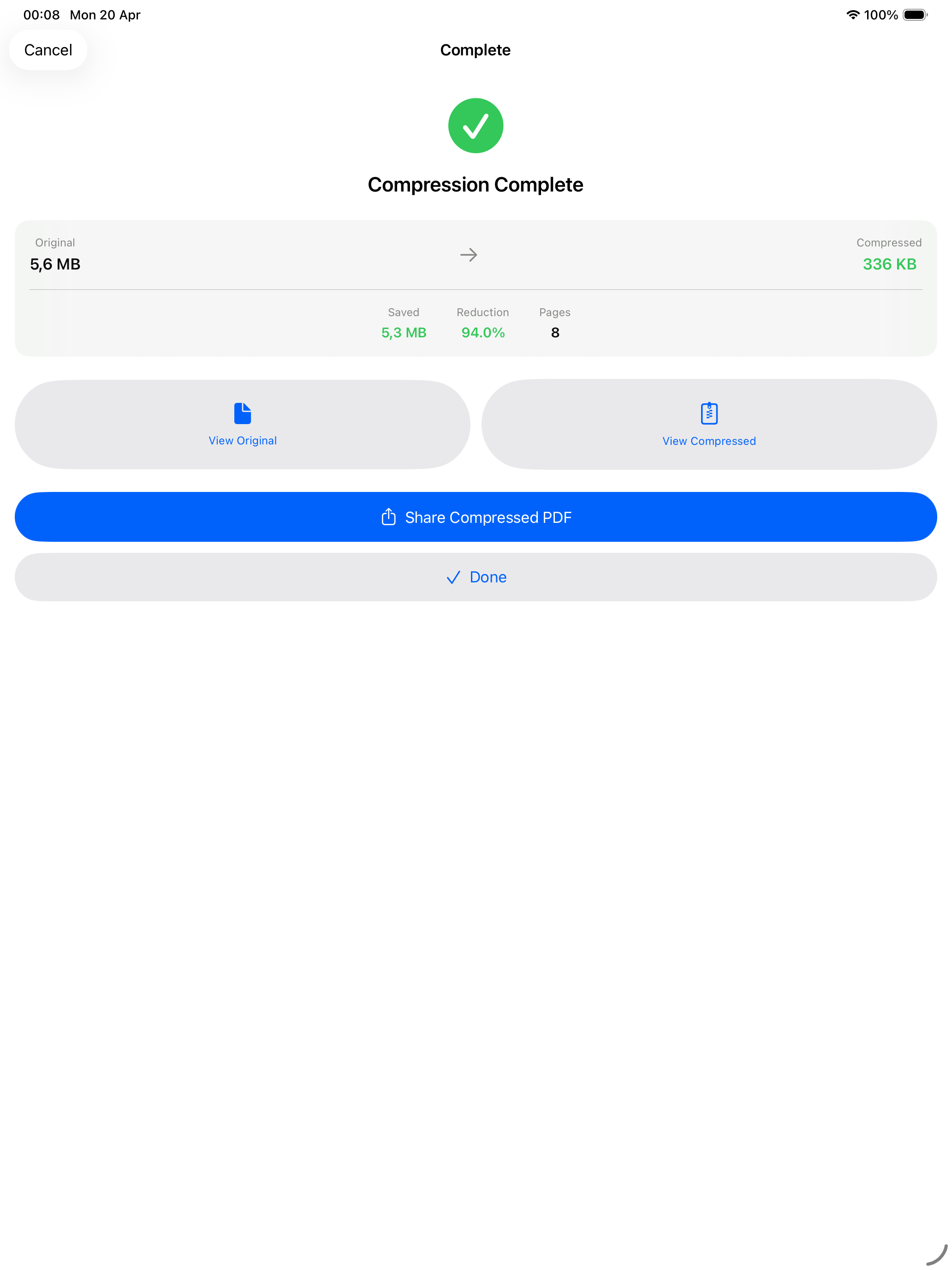 Smart PDF Compressor