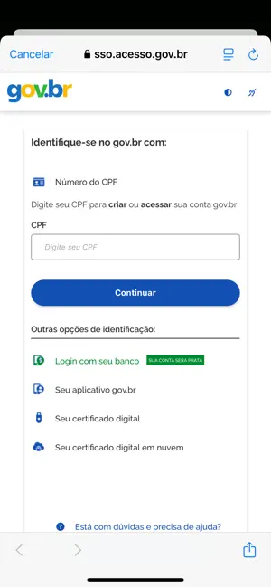 Carteira Identidade Nacional iPhone screenshot 3