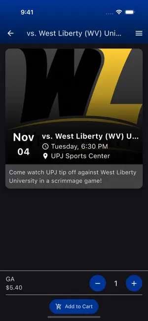 UPJ Athletics screenshot 2