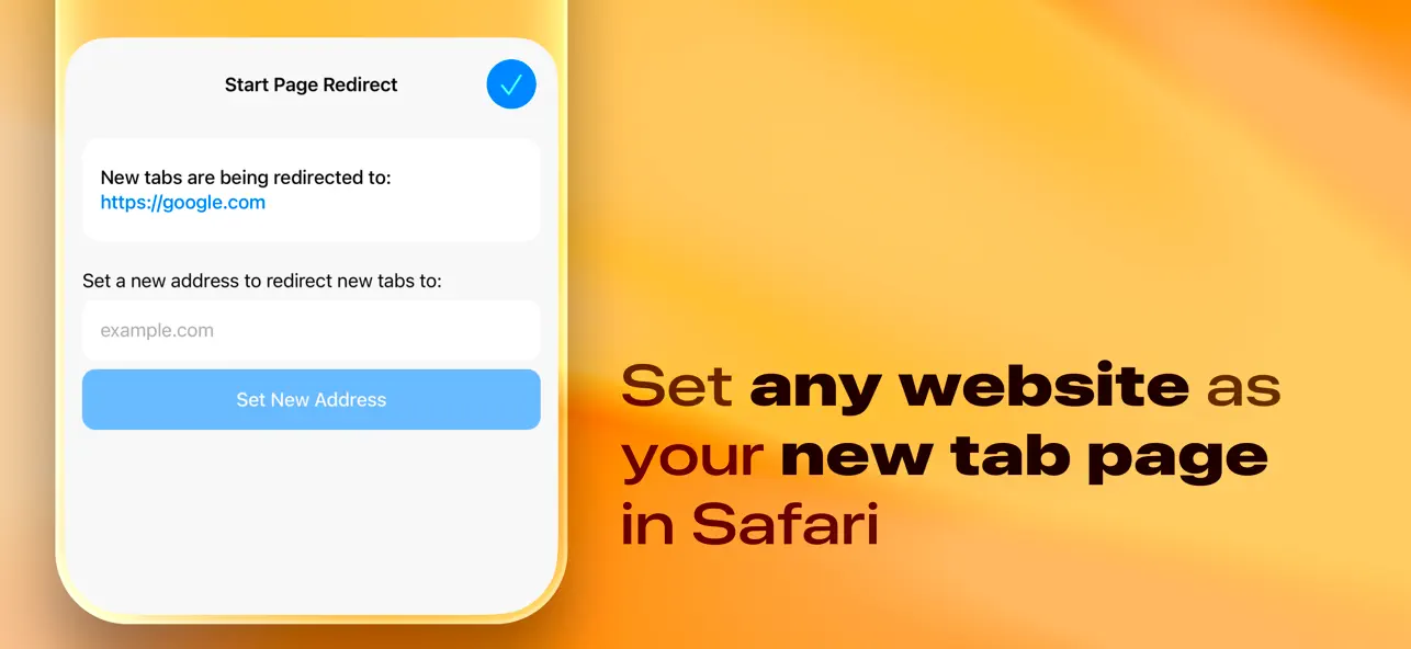 Screenshot #1 pour Start Page Redirect