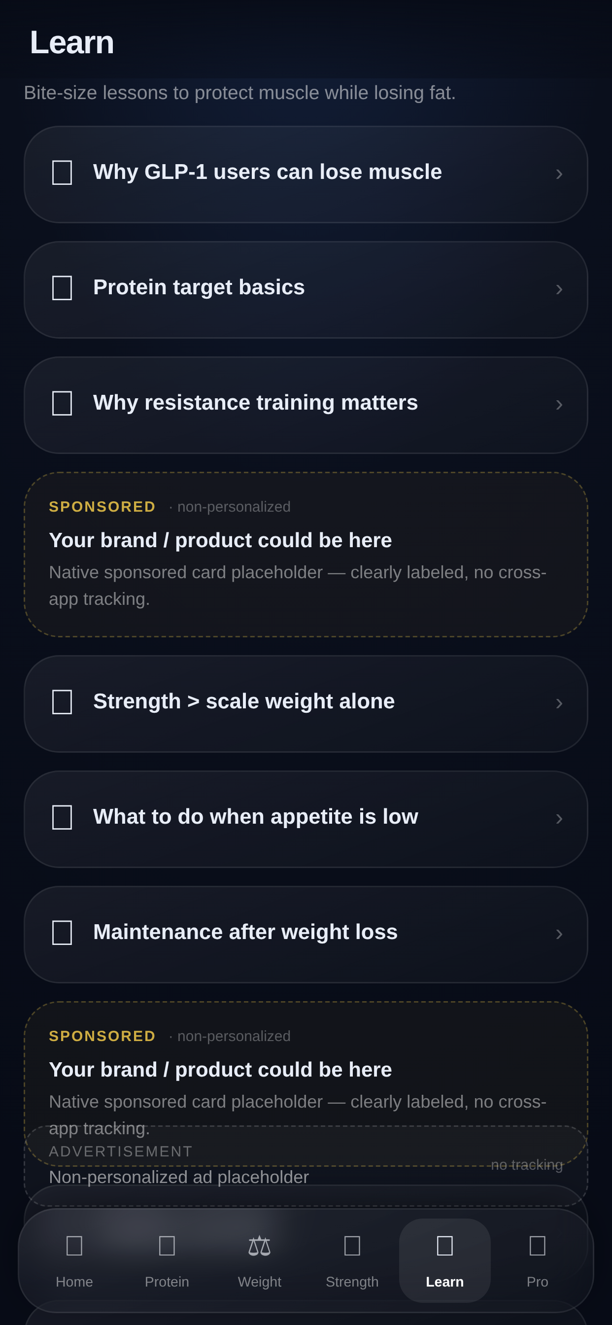 GLP-1 Muscle Guard screenshot 4