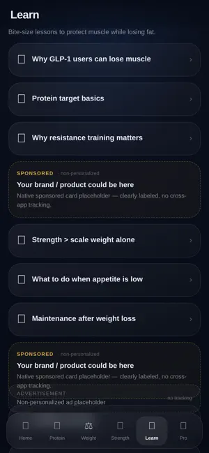 GLP-1 Muscle Guard screenshot 4