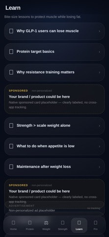 GLP-1 Muscle Guard Screenshot 4 of 6