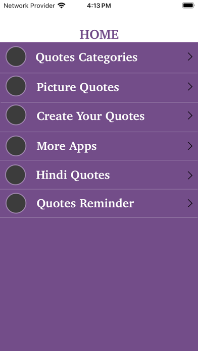 Inspirational Quotes Reminder Screenshot