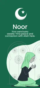 Noor: Daily Islamic Reflection screenshot #1 for iPhone