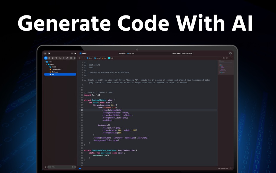 #4. CodeX® : Code AI for Xcode (macOS) De: Ayesha Javeed