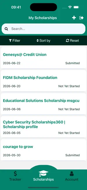 Scholarship Tracker by TSS screenshot 3