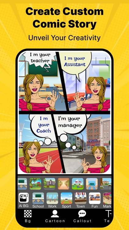 Comic Cartoon Story Maker screenshot-3