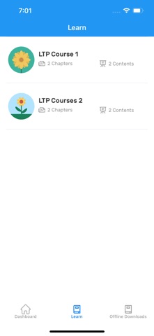 LTP Users screenshot