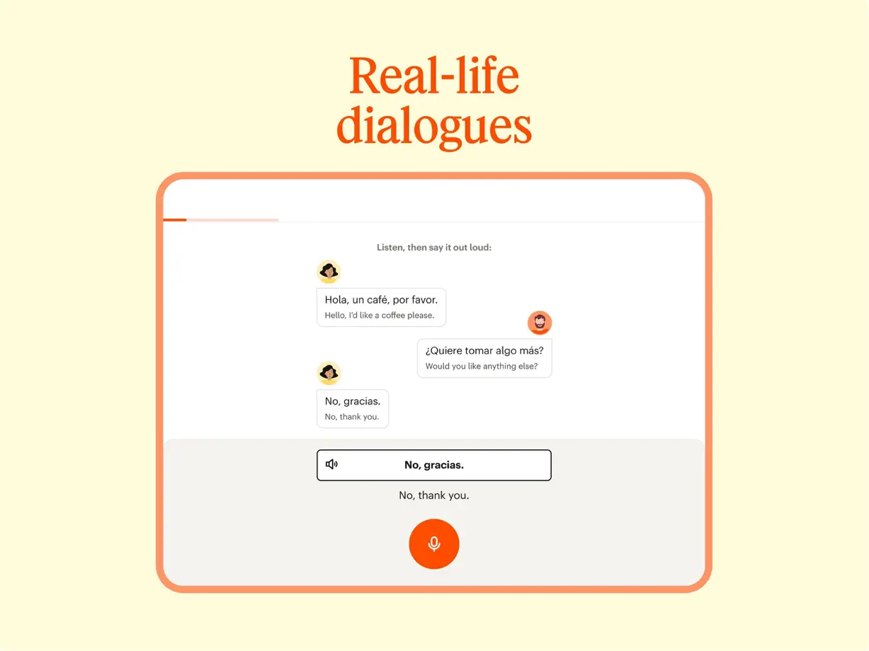 Babbel iPad screenshot 4
