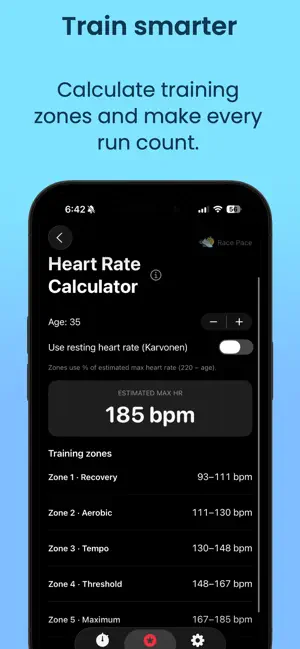 Race Pace: Running Calculators screenshot 4
