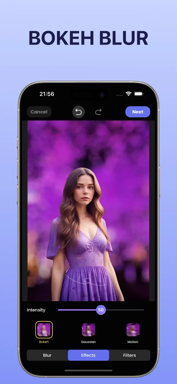 Screenshot #2 pour Blur Background - BlurPic