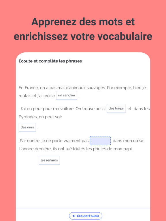 Screenshot #6 pour Frello - Apprendre français