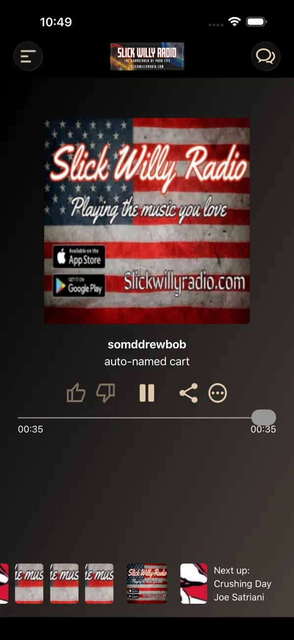 Screenshot #1 pour Slick Willy Radio