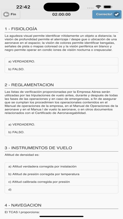 Quiz PPL(H) Español