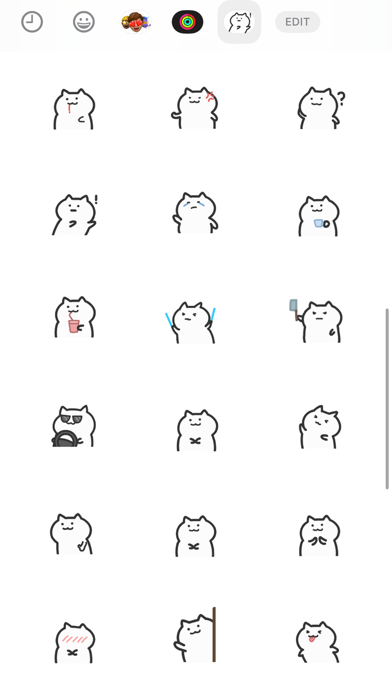 Cheesy Cat Sticker Screenshot