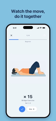 Healder: Back Pain Exercises Screenshot 3 of 6