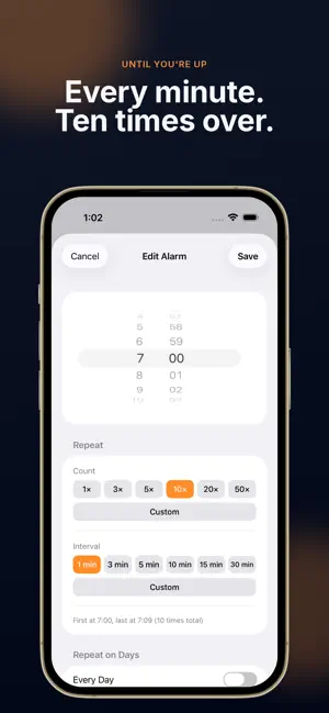 Infinite Alarm: Interval Timer screenshot 2