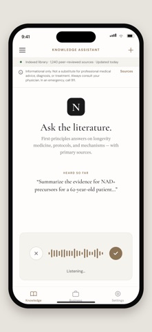 NGM Copilot — Longevity AI screenshot