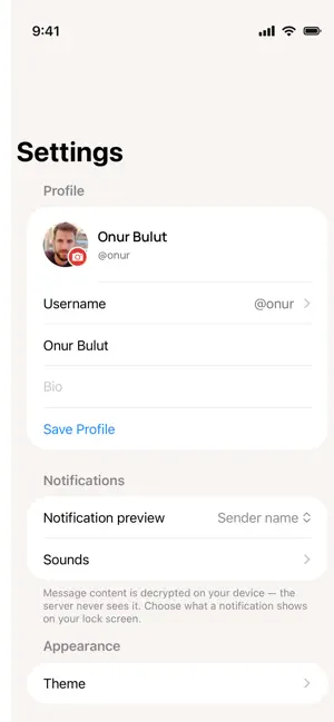 Nybble - Encrypted Chat screenshot 4