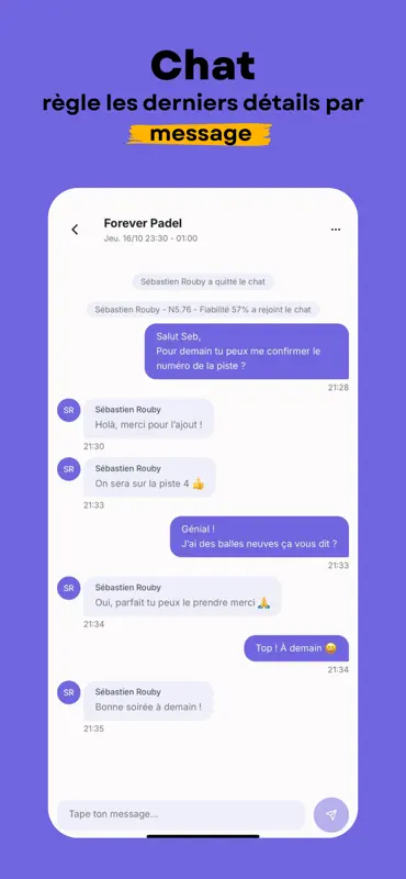 PISTA : Joue plus au padel screenshot 3 of 5