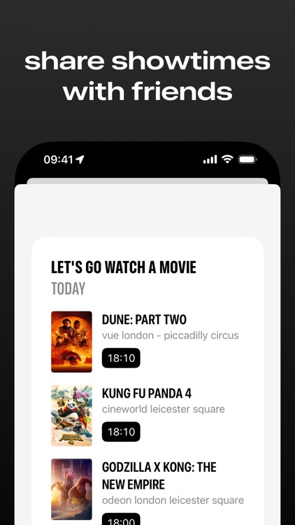 cinemate: cinema showtimes screenshot-3