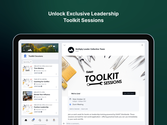 Multiply Leader Collective iPad screenshot 2 - Business app
