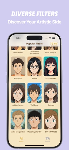 次元滤镜 screenshot