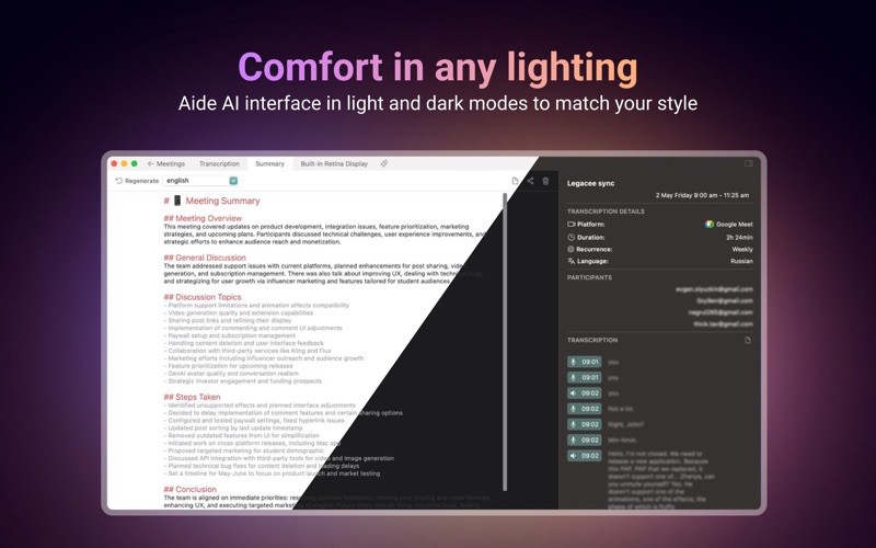 AideAI: Personal AI Assistant iPhone screenshot