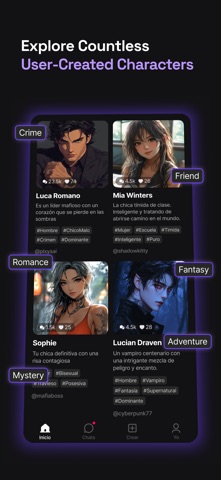 Pixys: Chat with AI Characters screenshot